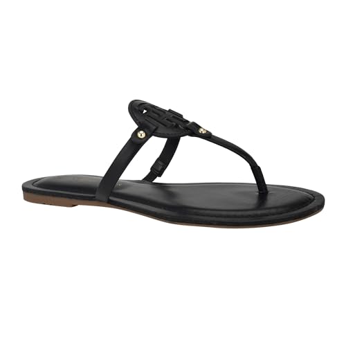 Tommy Hilfiger Women's Litzy Sandal, Black 001, 7