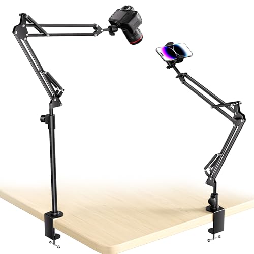 UBeesize Overhead Camera Mount 360 Adjustable Arm for Webcam