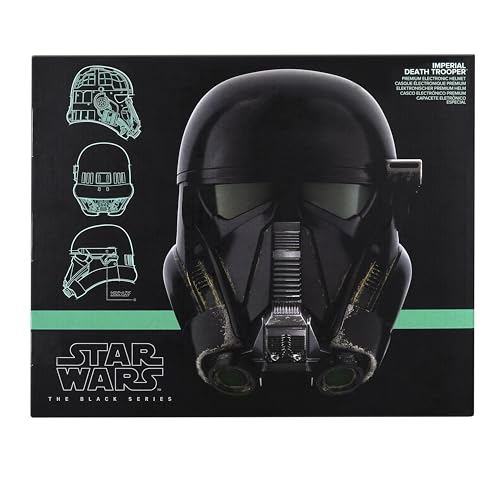 STAR WARS The Black Series Imperial Death Trooper Premium Electronic Helmet, Rogue One: A Story Roleplay Item for Ages 14 and Up