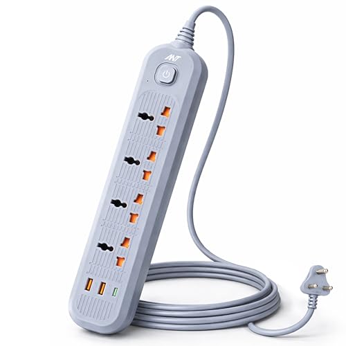 87% OFF Ant Power Strip - ₹379 (₹2999) - 4 Socket + 2 USB Ports