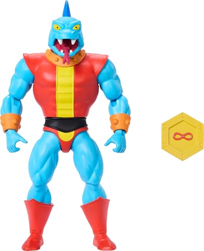 ⚡ BLITZDEAL (-59%) Masters of The Universe Origins Actionfigur Fang Man aus der Cartoon-Kollektion, ca. 14 cm groß, 1980er Motu TV Bösewicht mit Reißzähnen, detailreiches Design und Zubehör, JBM91