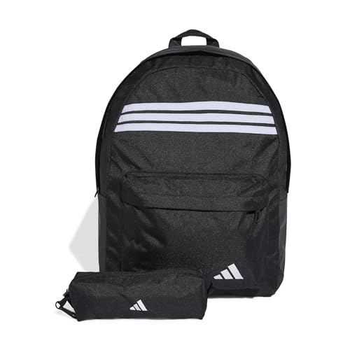 🔥 SELTEN SO GÜNSTIG (-59%) adidas Unisex Classic Unisex 3 Stripes Horizontal Backpack, Black/White/White, One size