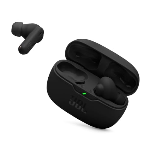 JBL Vibe Beam 2 - Active Noise Cancelling Earbuds - Black JBL Pure Bass sound, Active Noise Cancelling with Smart Ambient, 4 mics for crisp, clear cal