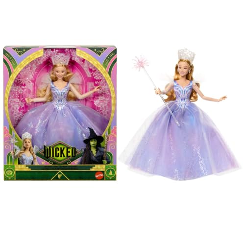 Mattel Universal Pictures' Wicked: for Good Deluxe Glinda Fashion Doll with Removable Outfit & 3 Accessories, Inspired by The Movie