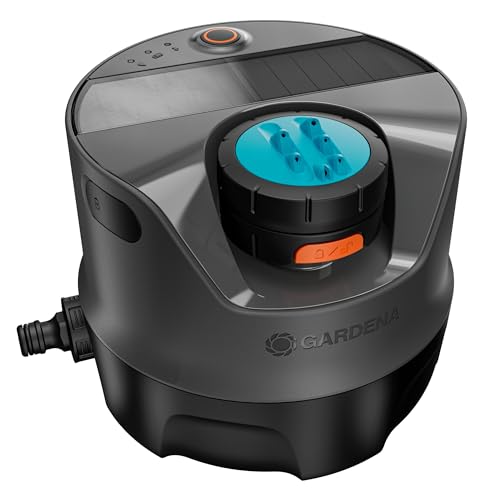 ⚡ BLITZDEAL (-50%) Gardena AquaPrecise Bewässerungssystem für Rasenflächen bis zu 320 m²: solarbetrieben, gleichmäßige Wasserverteilung, für jede Gartenform, Bluetooth, einfache Installation (16000-20)