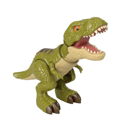 Fisher-Price Imaginext Jurassic World Dinosaur Action Figure with Kid-Activated Motion, 8-inch Tyrannosaurus Rex Dino Toy