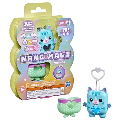 NANO-MALS Pawtricia The Blue Kitty, Electronic Pet Cat, 70+ Responses, Interactive Fidget Toys for Girls & Boys Ages 5+ ​
