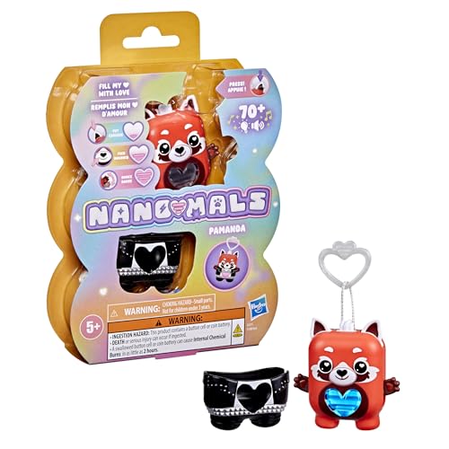 NANO-MALS Pamanda The Red Panda, Electronic Pet Panda Toy, 70+ Responses, Interactive Fidget Toys for Girls & Boys Ages 5+ ​