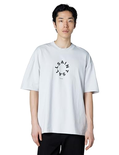 AllSaints Tierra Ss Crew Cool Grey Small
