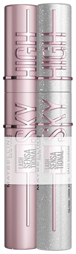 🔥 STARKER PREIS (-40%) Maybelline New York Lash Sensational Sky High Mascara, Very Black, 7,2 ml + Maybelline New York Lash Sensational Sky High Space Diamond, 8 ml