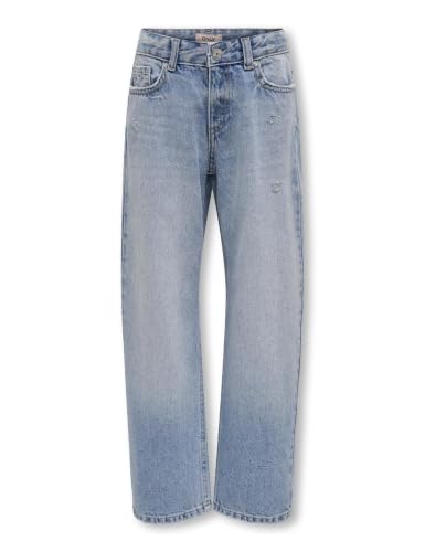 🔥 SELTEN SO GÜNSTIG (-67%) Kids ONLY Damen Kogella Mw Wide Tai518 DNM Noos, Light Blue Denim, 116 EU