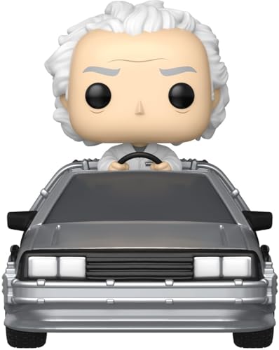Funko Pop! Rides Deluxe: Back to The Future - Doc with Time Machine - Dr. Emmett Brown - Collectable Vinyl Figure - Gift Idea - Official Merchandise - Toys for Kids & Adults