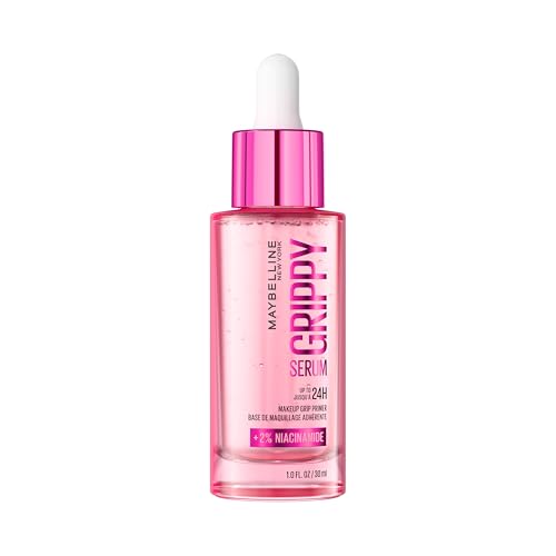 Maybelline New York Grippy Serum Primer - Fixeert make-up voor 24 uur lang - Formule met 2% niacinamide - 30 ml