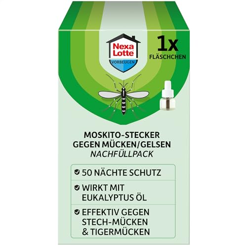 🔥 STARKER PREIS (-59%) Nexa Lotte Moskito Stecker Refill 27,95 ml Mückenschutz für Innenräume