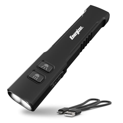 Energizer Flashlight 1200SL-R Tactical EDC Rechargeable Flash Light, 1200 Lumens Compact Flat Pocket Light