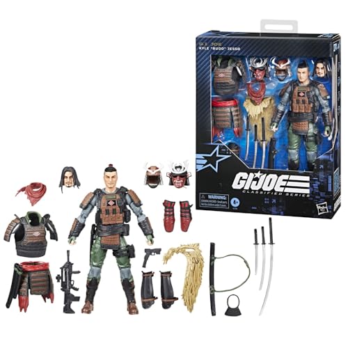 G.I. Joe Classified Series #174, Kyle Budo Jesso, Deluxe Collectible 6 Inch Samurai Action Figure with 19 Accessories