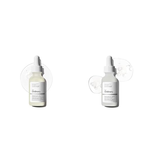The Ordinary Skin Support Basics Duo - Skin Care Bundle Set For All Skin Types- Hyaluronic Acid 2% + B5 1 Fl Oz, Niacinamide 10% + Zinc 1% 1 Fl Oz