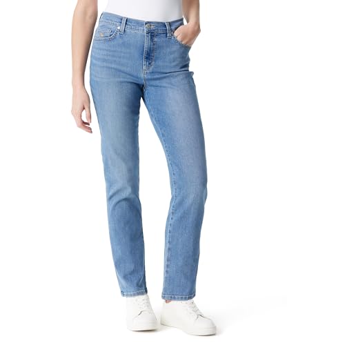 Gloria Vanderbilt Women's Amanda Classic High Rise Tapered Jean Standard, Grand Rapids Whiskers