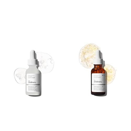 The Ordinary Dull Skin Duo- Skin Care Bundle Set for Face & Eye-Niacinamide 10% + Zinc 1% 1 Fl Oz, Caffeine Solution 5% + EGCG 1 Fl Oz