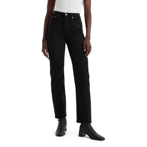 Levi's Women's Wedgie Straight Jeans, Flash Black, 26