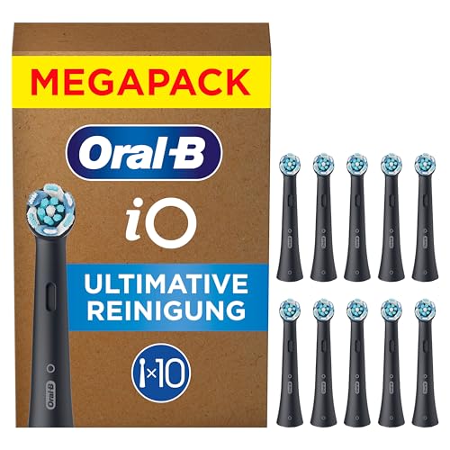 (-37%) Oral-B iO Aufsteckbürsten Ultimative Reinigung, Schwarz, 10 Stück