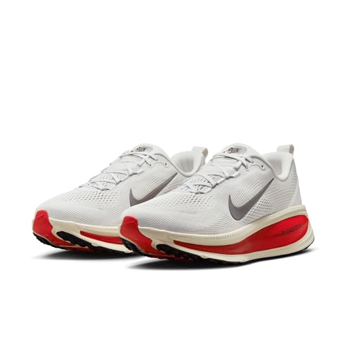 Men's Vomero 18 (001 - Platinum Tint/Metallic Pewter-Siren Red)