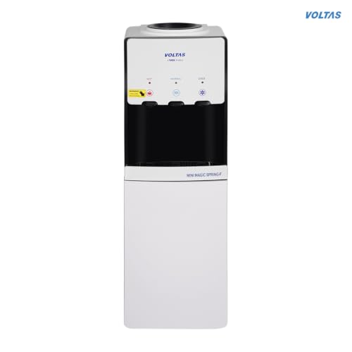 Voltas Floor Mounted Water Dispenser Minimagic with Cooling Cabinet (Voltas Minimagic Spring FV Plus, 3 Modes, White), 2.5L