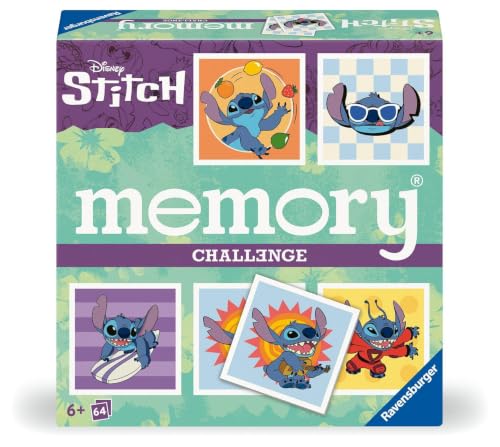 (-44%) Ravensburger Kinderspiel Disney Stitch Memory - Spiele-Klassiker ab 6 Jahre