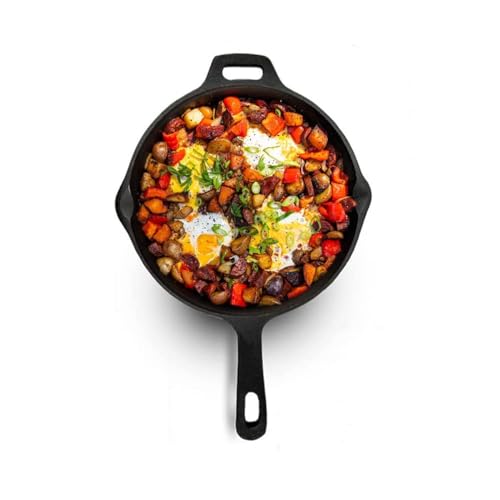 Ortex Super Smooth Cast Iron Fry Pan/Skillet with Long Handle|Medium 6 Inch,1 Kg|Induction Friendly|Nonstick Pre-Seasoned,100% Pure & Toxin Free,No Ch