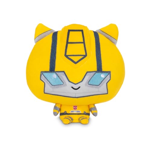 Teeturtle Bumblebee Transformers 5" Cloudheads Plushie - Cute Weighted Sensory Fidget Toy from The Creators of The Reversible Octopus Plush