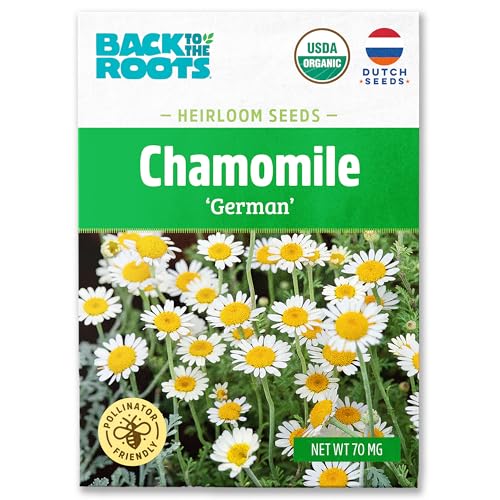 Back to the Roots 100% Organic Seed Packet - Chamomile 'German' 70mg