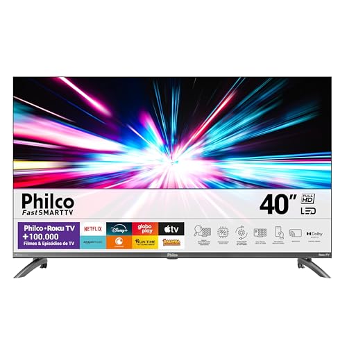 Smart TV LED 32" Roku TV Dolby Audio Philco PTV32CRB