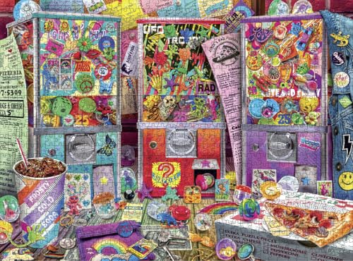 Buffalo Games - Aimee Stewart - Pizza and Pocket Change - 1000 Piece Jigsaw Puzzle for Adults -Challenging Puzzle Perfect for Game Nights - Finished Size is 26.75 x 19.75