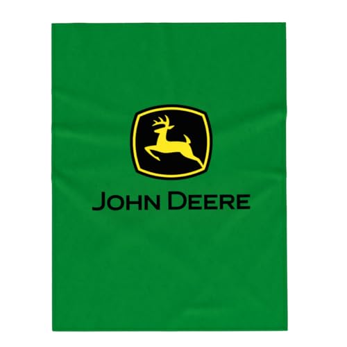 Franco Collectibles John Deere Bedding Super Soft Cozy Plush Throw, 46 in x 60 in, (Officially Licensed Product)