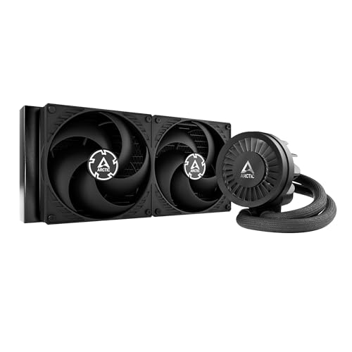 ARCTIC Liquid Freezer III Pro 280 - AIO CPU Cooler, 2 x 140 mm Water Cooling, 38 mm Radiator, PWM Pump, VRM Fan, AMD AM5/AM4, Intel LGA1851/1770 Contact Frame - Black