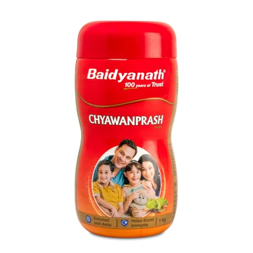 Baidyanath Ayurved Chyawanprash 1 KG | Helps in Improves Respiratory and Digestive Health, Strength and Stamina | Enriched with 39 Vital Ayurvedic Her