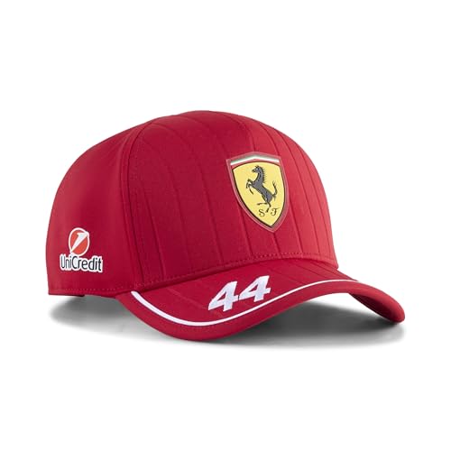 PUMA Scuderia Ferrari F1 2025 Lewis Hamilton Hat - Red- One Size Fits Most