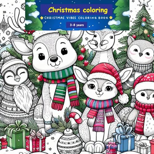 Christmas Coloring : 3-8 years old