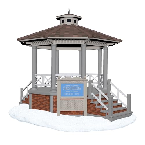 Hallmark Keepsake Christmas Ornament 2025, Gilmore Girls Stars Hollow Gazebo Musical, TV Show Gifts