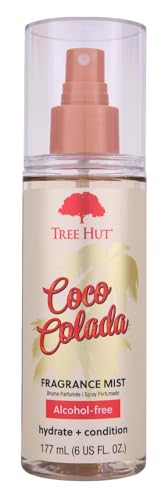 Tree Hut Fragrance Mist - Coco Colada - 6 fl oz - Hydrating, Alcohol-Free Formula - Summer Scent with Coconut, Pineapple, and Coconut Milk Notes