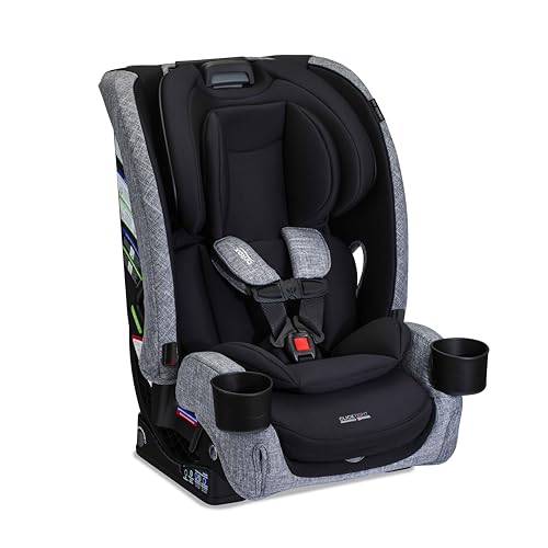 Britax One4Life Slim All-in-One Car Seat, 10 Years of Use, 17.5” SpaceSaver Design, Converts from Rear-Facing Infant Car Seat to Forward-Facing Booster Seat, ClickTight Installation, Raven Black
