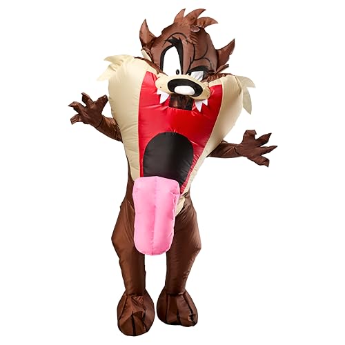 Rubies Looney Tunes: Tazmanian Devil Inflatable Costume for Adults, Unisex One Size