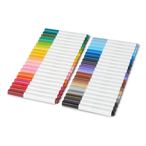 Amazon Basics Broad Line Washable Markers, Pack of 40, Multicolor