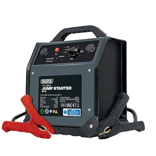 Draper 23779 12V Jump Starter, 3000A