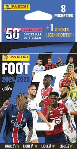 Panini Football 2024-2025 McDonald's Ligue 1 8 Pockets + 1 Sticker Limited Edition 004842KBF8