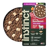 Instinct RawBoost Small Breed, Natural Dry Dog Food with Freeze-Dried Pieces, High Protein, Grain-Free Recipe - Real Beef, 3.5 lb. Bag