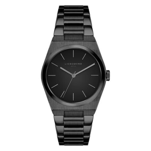 🔥 STARKER PREIS (-65%) Liebeskind Berlin Armbanduhr LT-0459-MQ Edelstahl IP Schwarz