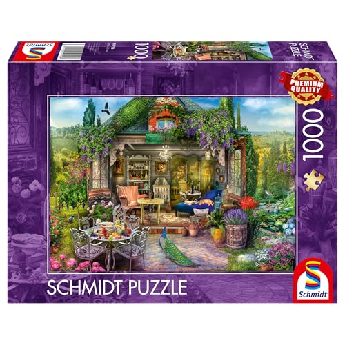 Schmidt | A Dream Garden Shed Among the Vineyards (1,000 Pieces) | Jigsaw Puzzle | Ages 14+ | 1+ Players