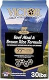 VICTOR Super Premium Dog Food – Select Beef Meal & Brown Rice Formula for Immune and Gut Health – Gluten-Free Beef Meal Dry Dog Food for All Normally Active Dogs of All Life Stages, 30 lbs