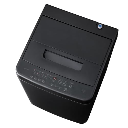 アイリスオーヤマ 洗濯機 6.0kg ブラック IAW-T606-B ガチ落ち大水流洗浄 部屋干しモード 3